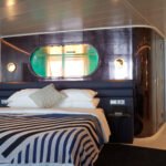 The Peek-A-Boo shower window over the Euro King bed is a feature in our Gorgeous and Brilliant suites.