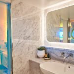 Bathroom in our Gorgeous, Brilliant, Seriously, Posh, and Fab suites.