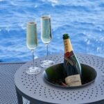 All RockStar Quarters have a terrace champagne table for chilling a bottle of Moet & Chandon bubbly.